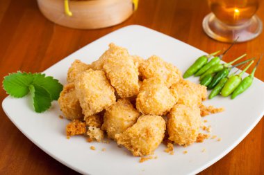 Endonezya Gıda kızarmış Tofu geleneksel
