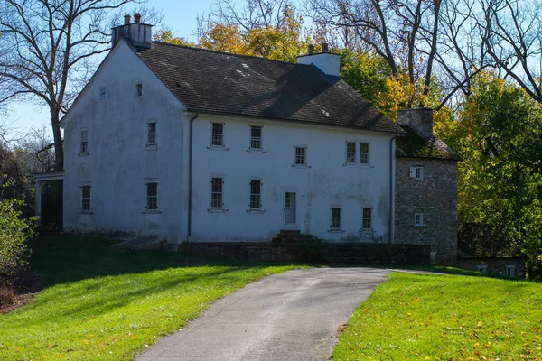 Dům Generála Knoxe Národním Historickém Parku Valley Forge Pensylvánii — Stock fotografie