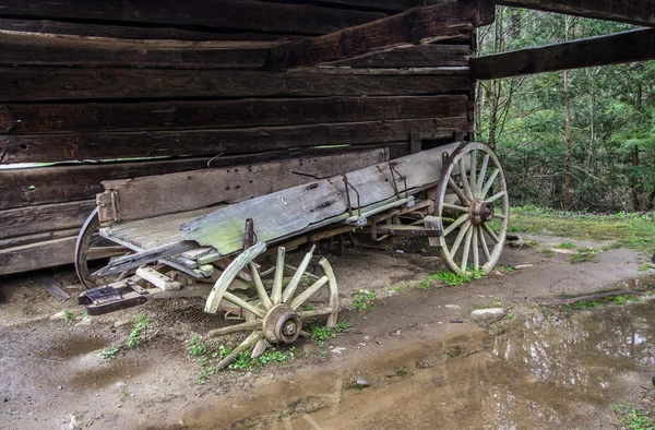 Pioneer Wagon Ditinggalkan — Stok Foto