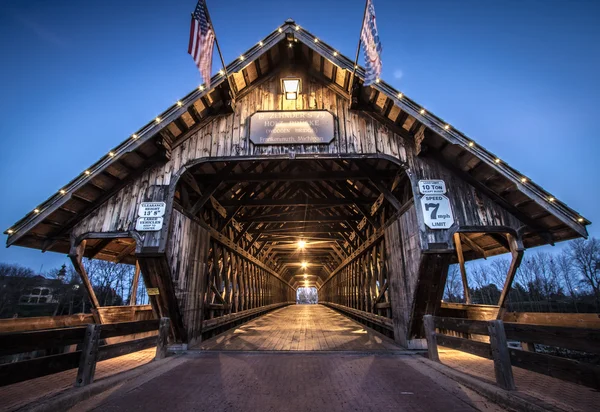 Puente cubierto de Frankenmuth Michigan — Foto de Stock