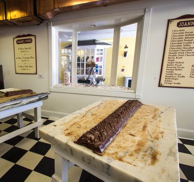 Joanns Fudge Shop On Mackinaw Island clipart