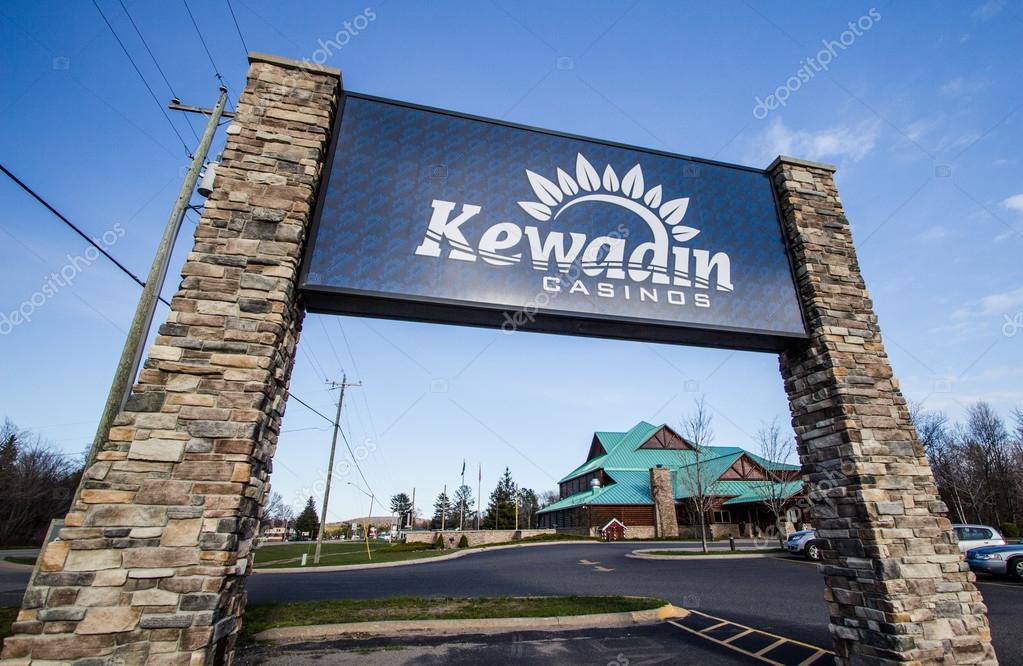 Christmas, Michigan, USA - May 7, 2016: Kewadin casino located in Christmas, Michigan. The casino is operated by the Sault Tribe Of Chippewa Indians with five locations in the Upper Peninsula.