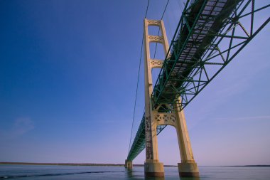 Güçlü Mackinac köprünün altında