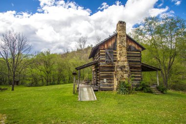 Historic Pioneer Cabin In Kentucky clipart
