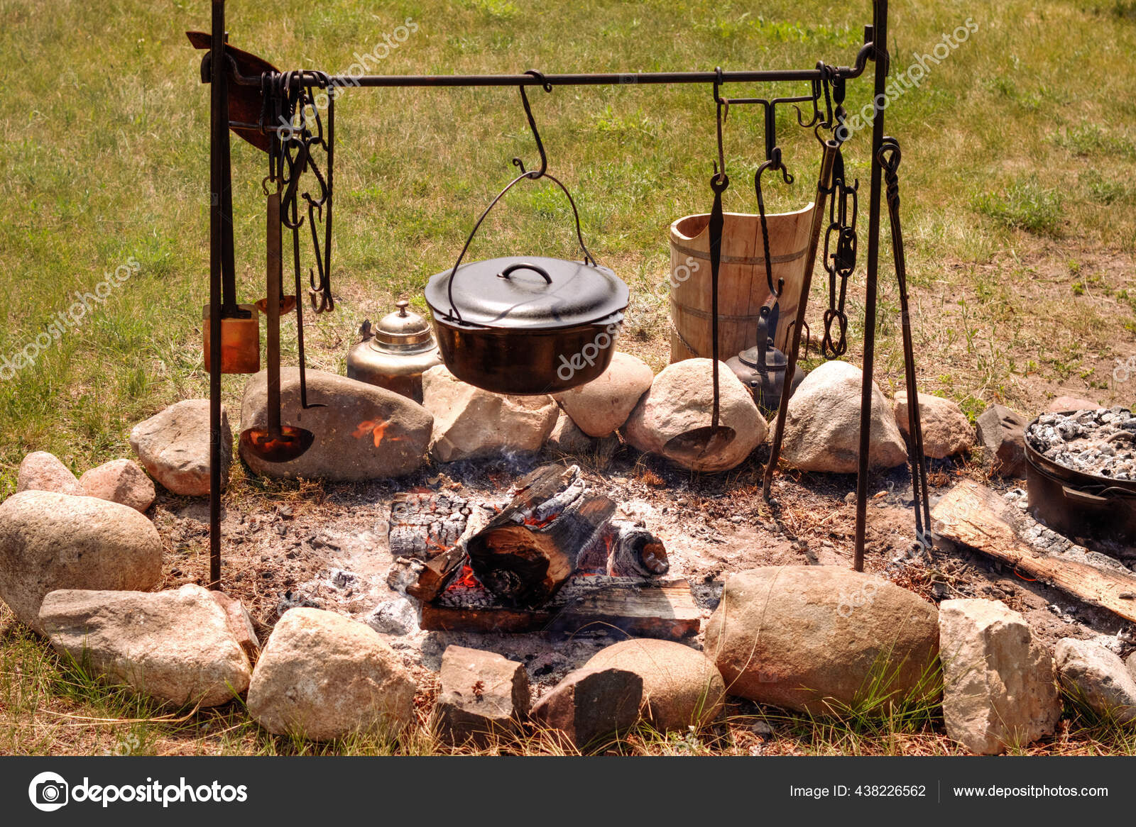 Large campfire kettle sale