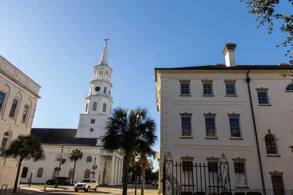 Charleston South Carolina Usa Februari 2021 Beroemde Vier Hoeken Van — Stockfoto