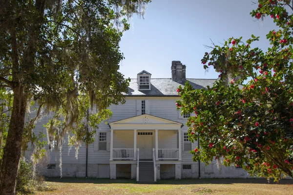 Hampton Plantation Georgetown Reportedly Haunted Plantation State Public Historical Site Stock Photo