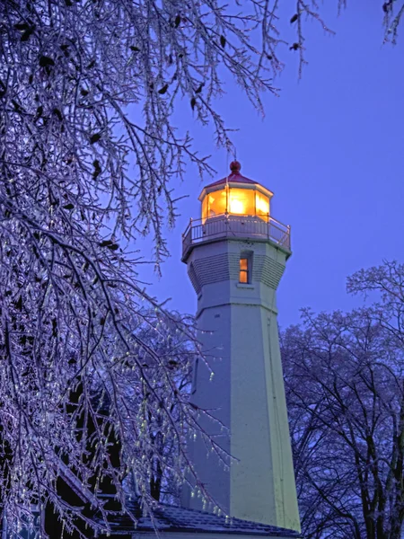 Hafen-Sanilac-Leuchtturm — Stockfoto