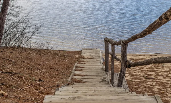 O caminho para o lago — Fotografia de Stock