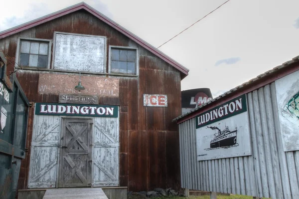 Distrito Marítimo de Ludington Michigan — Fotografia de Stock