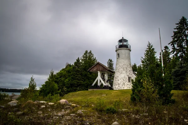 Oude Presque Isle vuurtoren — Stockfoto