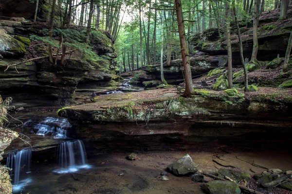 Enchanted Forest Waterfall — Stock Photo, Image