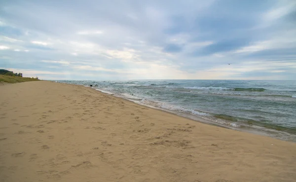 Панорамный пляж — стоковое фото