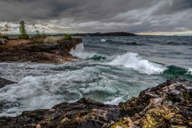 Presque Isle Coast On Moody Lake Superior