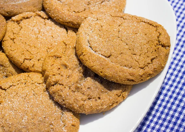 Fresh Hot Molasses Cookies — Stock Photo, Image