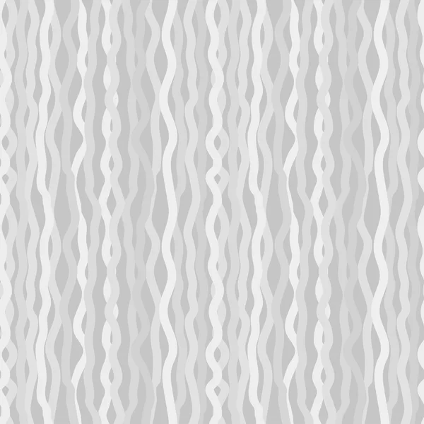 Muted seamless texture of wavy lines in grayscale. Vector eps 10. — Stock Vector