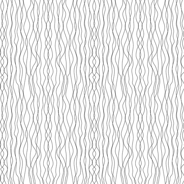 Patrón sin costura abstracto en blanco y negro de líneas onduladas sobre un fondo blanco. Vector eps 10 . Vectores De Stock Sin Royalties Gratis