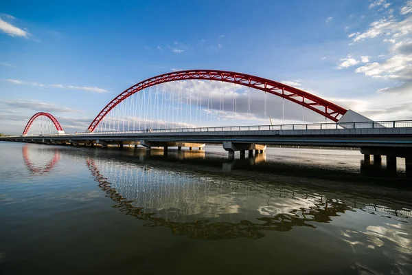 Gökyüzü ve köprü Zhangjiakou Hebei Çin