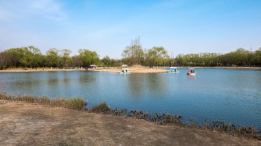 Olimpiyat Forest Park bahar sahne