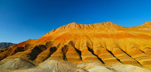 China Zhangye Danxia Geoparque paisaje — Foto de Stock