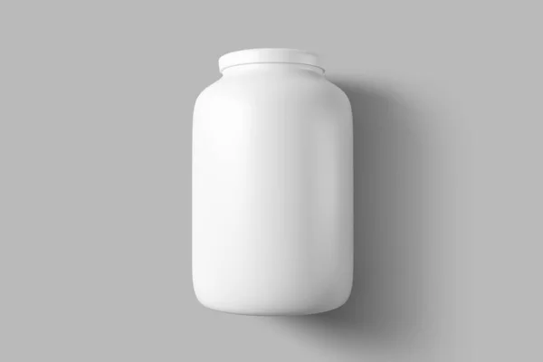 Flasche Glas Auf Weißem Hintergrund — Stockfoto