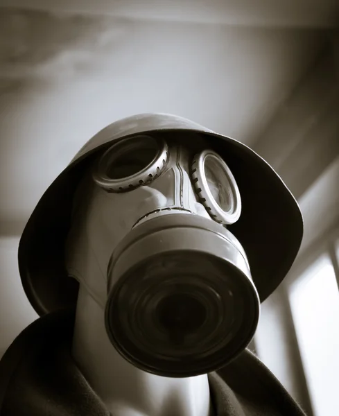 古い防毒マスク — ストック写真