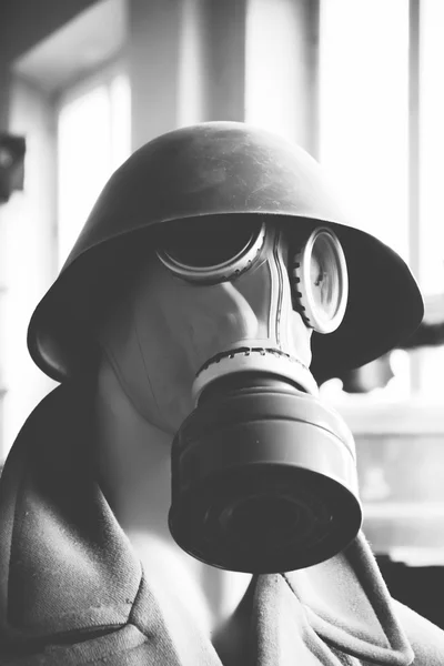 古い防毒マスク — ストック写真