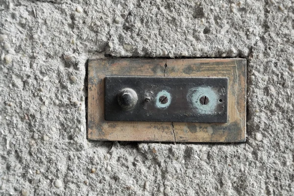 Old weathered doorbell Stock Picture