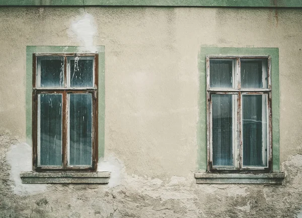 Viejas ventanas sucias — Foto de Stock