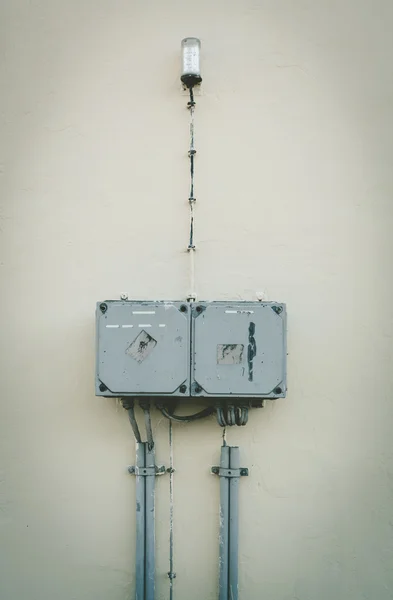 古い電気ボックス — ストック写真
