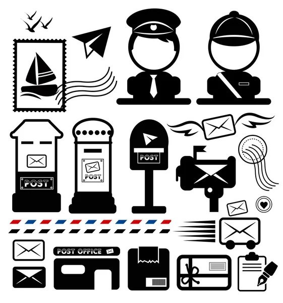 Postman icon vector — Stock Vector