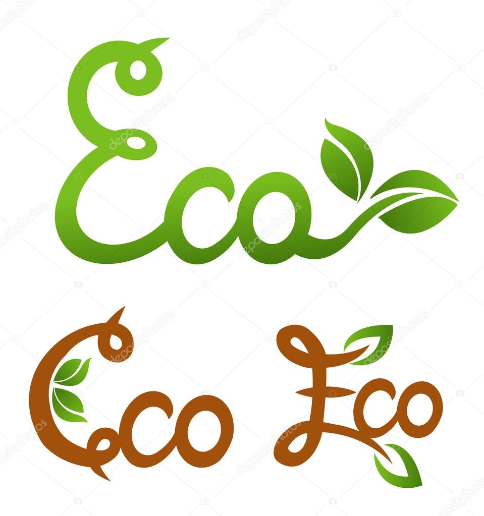 Ecology vector set. Eco-icons.