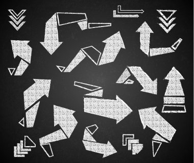 Kara tahta üzerindeki oku