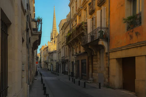 Street View Old Town Bordeaux City Typical Buildings Southwestern France — 스톡 사진