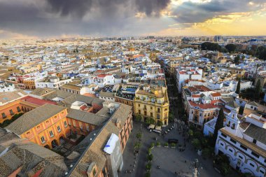 Seville, İspanya - 3 Ocak 2019: Sevilla Katedrali, Sevilla (Sevilla), Endülüs, Güney İspanya