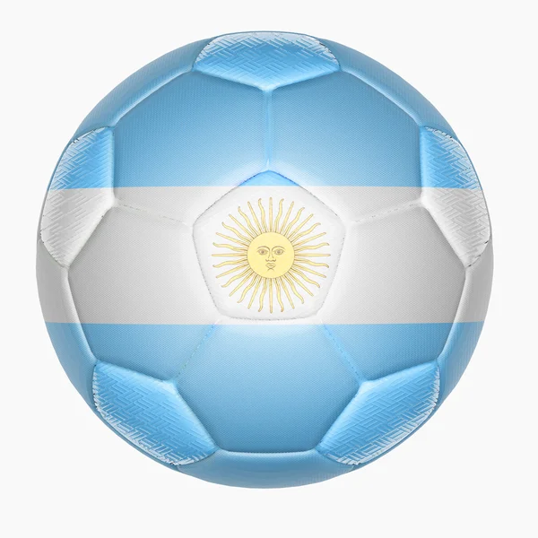 Soccer ball mappning med flagga — Stockfoto