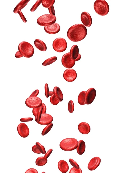 3d render red blood cells background. — Stock Photo, Image