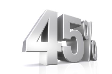 Gümüş de yüzde 45'i 3D render metinde.
