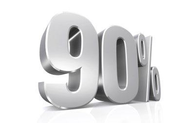 Gümüş de yüzde 90'ı 3D render metinde.