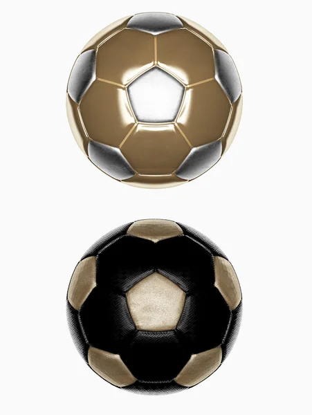 Isolar bola de futebol — Fotografia de Stock