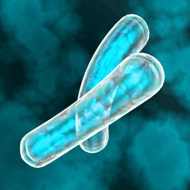 3D render virüs hücreleri.