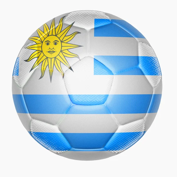 Voetbal bal mapping met vlag — Stockfoto