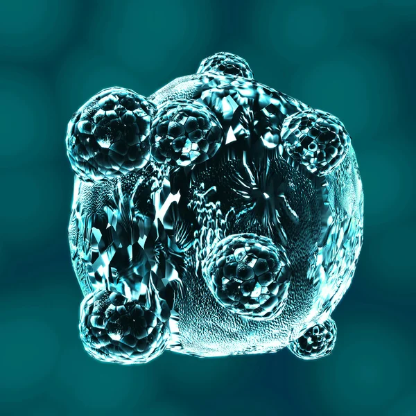 Células de virus 3D . — Foto de Stock