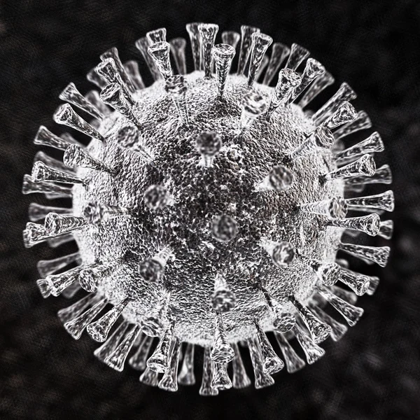 Cellule del virus di rendering 3D . — Foto Stock