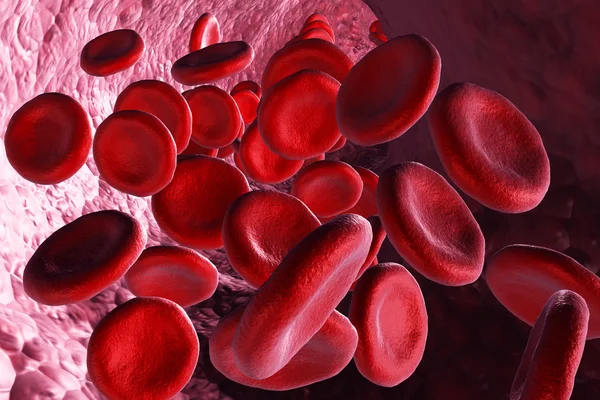 3d renderizar los glóbulos rojos fondo . — Foto de Stock