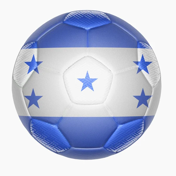 Fotbalový míč mapování s příznakem — Stock fotografie