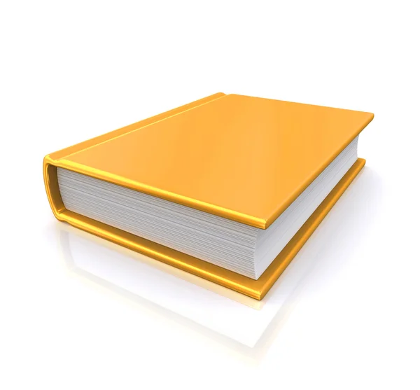 Ilustración 3D del libro de oro . —  Fotos de Stock