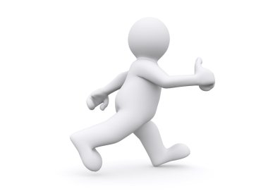 Boş adam hareketli ileri.