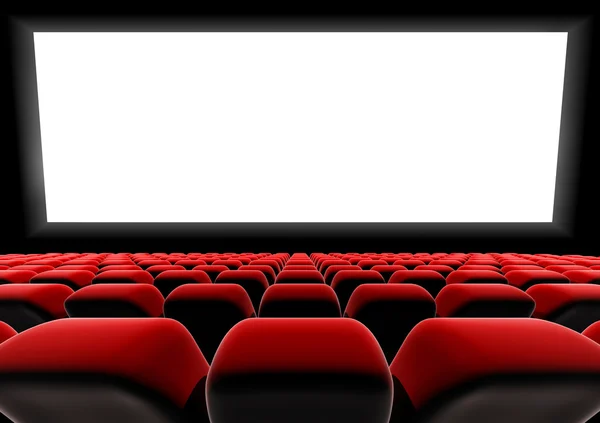 Cinema or theater screen seats. — Stock Photo, Image