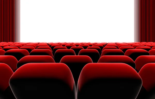 Кіно або кінотеатр екранні сидіння . — стокове фото